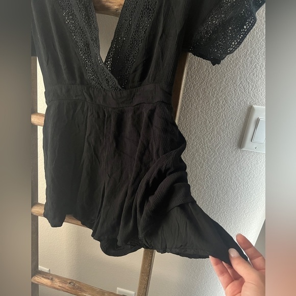 Forever 21 Black Lace Romper - Picture 3 of 6